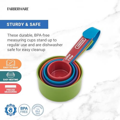 FARBERWARE 5-Piece Measuring Cup Set