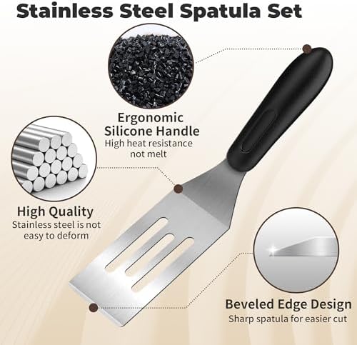 Stainless Steel Mini Spatula, Small Turners