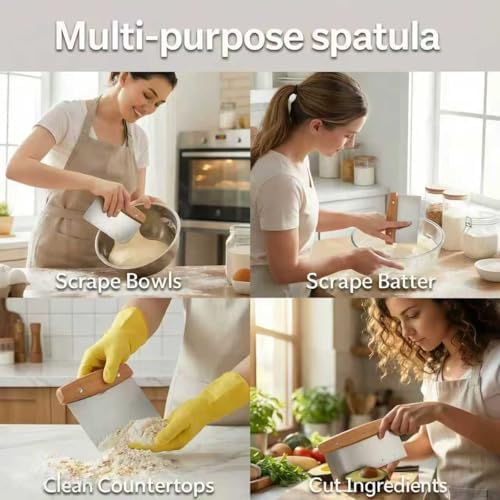 Dough Cutter, Kitchen Scraper, Food Scrapers, Bench Scraper Kitchen Tool