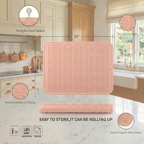 MicoYang Silicone Dish Drying Mat