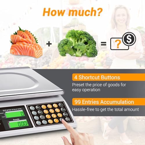 Price Computing Scale 66lb Digital Commercial Produce Scale
