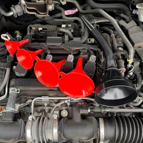 5-Piece Automotive Oil Funnel Set