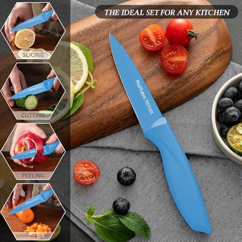 Fruit and Vegetable Knives Set, Sharp Stainless Steel