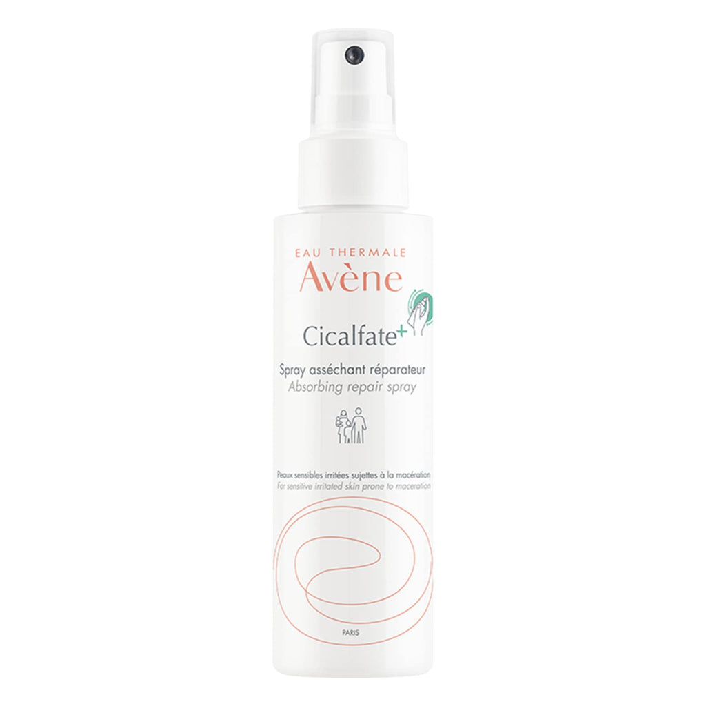 Avene Cicalfate+ Absorbing Soothing Spray for Sensitive Skin - 3.38 fl oz, Dermatologically Tested