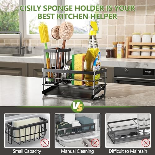 Cisily Sink Caddy Sponge Holder