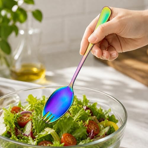 IQCWOOD 304 Stainless Steel Sporks