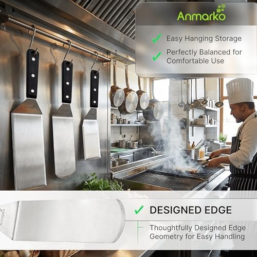 Stainless Steel Spatula Set
