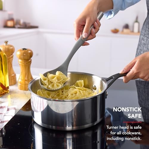 KitchenAid Slotted Spoon with Stainless Steel Handle, Nonstick Safe, Durable