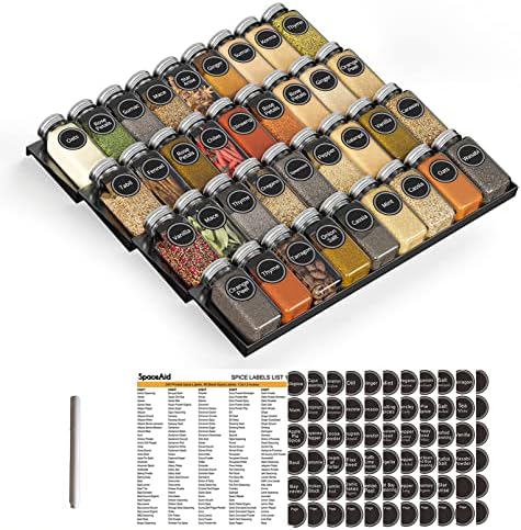 SpaceAid Spice Drawer Organizer
