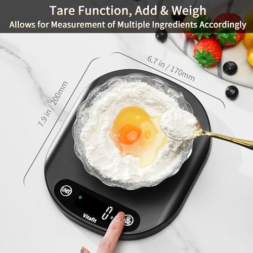 Vitafit 33lb/15kg Digital Food Scale in High Precision 0.1oz/1g, Our Own