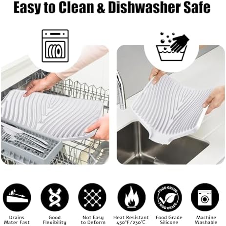 TIKNIK Silicone Dish Drying Mat