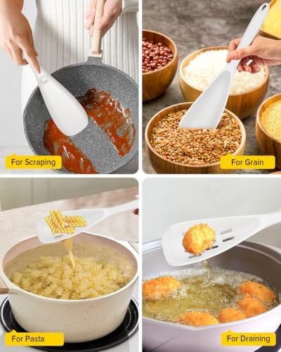 BUNDLEPRO Silicone Cooking Spoons