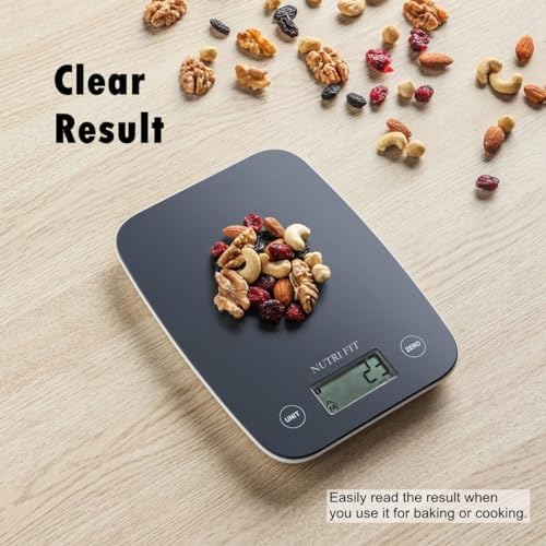 NUTRI FIT Digital Food Scale 11lb Kitchen Scales