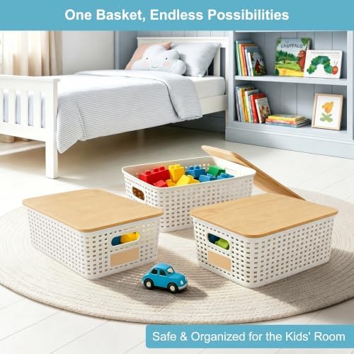 Bagnizer Small Plastic Storage Bins