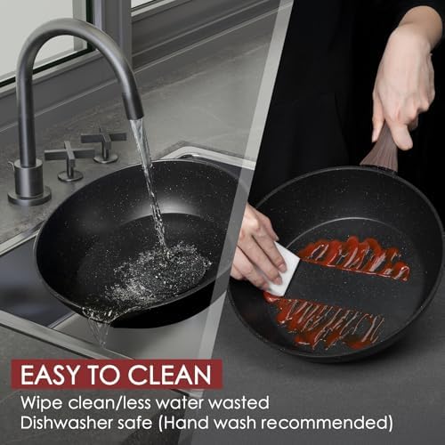 Kikcoin 31 Piece Pots and Pans Set Non Stick Kitchen Cookware Sets
