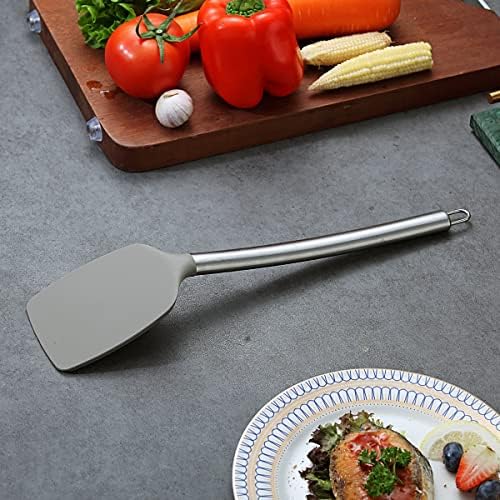 Berglander Spatulas, Non-stick Silicone Solid Turner, Barbecue Spatulas Turner