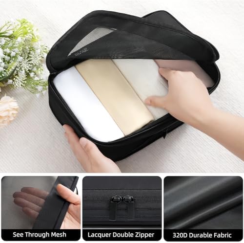 BAGAIL 4 Set/6 Set/8 Set Compression Packing Cubes Travel Accessories