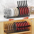 Housolution 2 Pack Pot and Pan Lid Organizer Holder Storage Rack