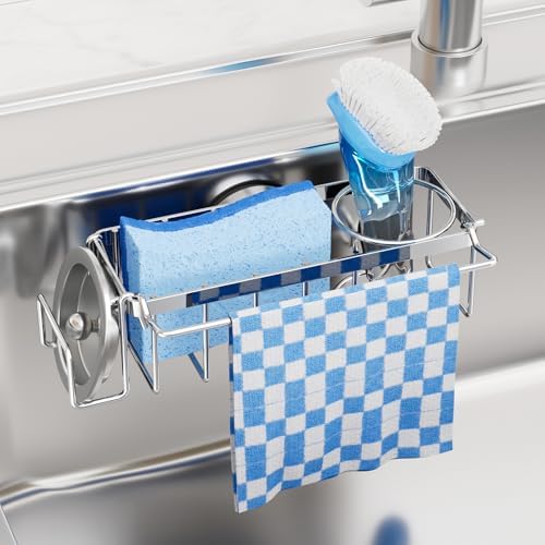 TAILI 4-in-1 Sink Caddy for Kitchen Sink