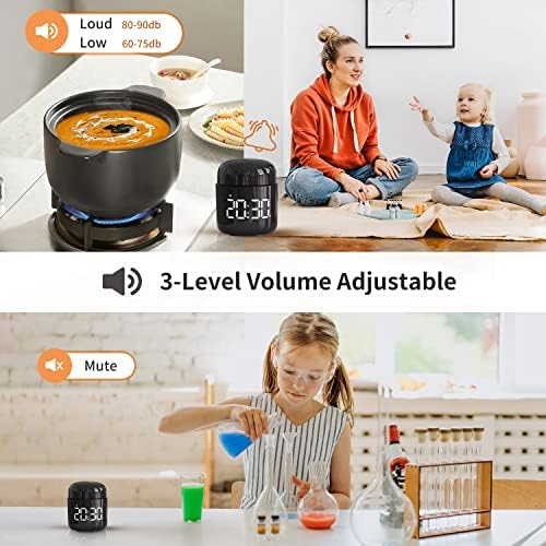 Kitchen Timer, 360 Rotate, Countup/Countdown