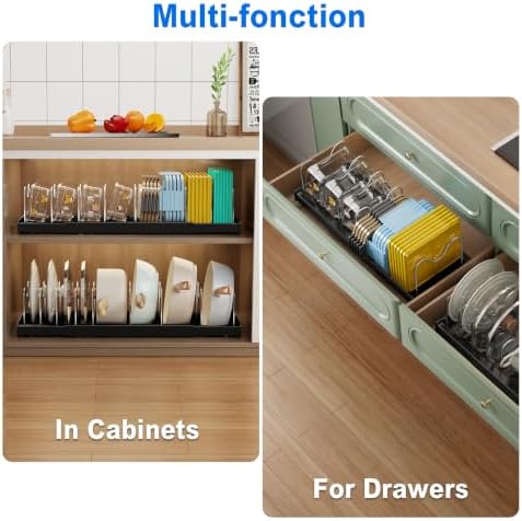 Mustorn Pots and Pans Organizer Under Cabinet