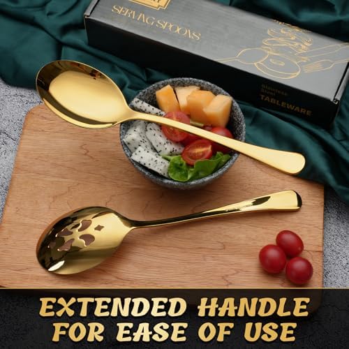 10-Inch 6 Piece Serving Spoon Set