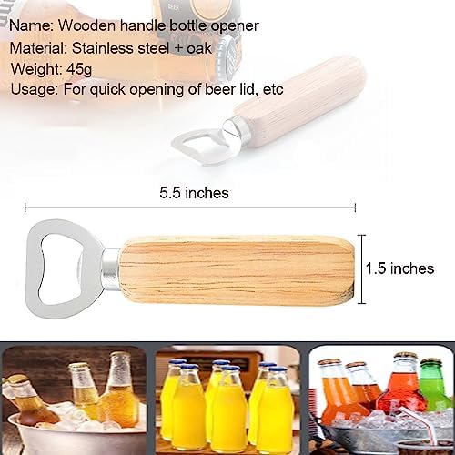 Wood Wine Bottle Opener, Beer Bottle Openers, Soft Drinks Bottle Opener