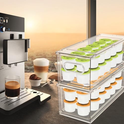 MANO Fridge Drawer Pull Out Stackable Bins