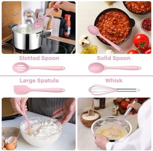 TeamFar Silicone Cooking Utensils Set