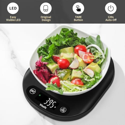 Vitafit 33lb/15kg Digital Food Scale in High Precision 0.1oz/1g, Our Own