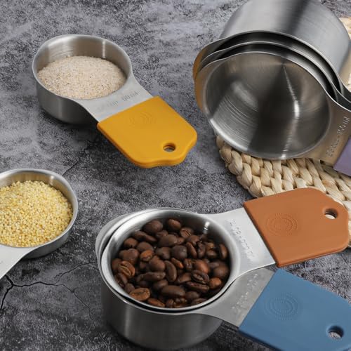 Magnetic Measuring Set of 7 Stainless Steel Magnetic Measuring Cups Set