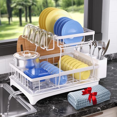 Godboat 2-Tier Dish Drying Rack