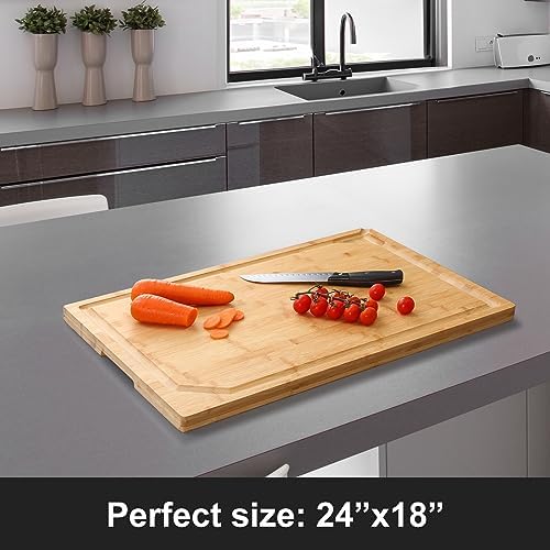 24 x 18 Extra Large Bamboo Serving Boards