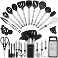 Kitchen Utensil Set-Silicone Cooking Utensils-33 Kitchen Gadgets & Spoons