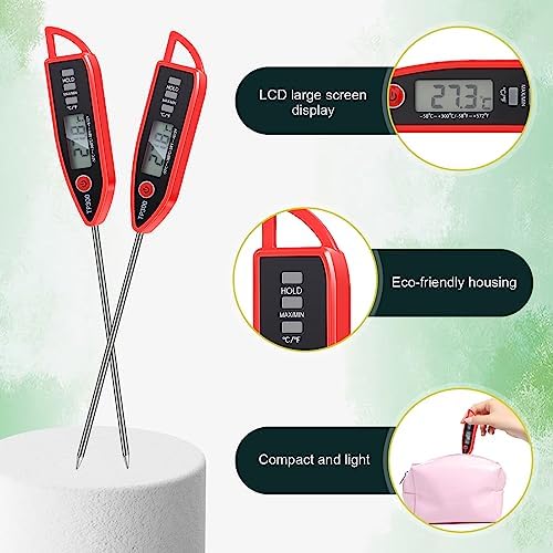 Copkim 6 Set Digital Food Thermometer Long Probe Instant