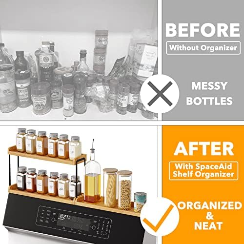SpaceAid 30" Wide Kitchen Shelf Organizer