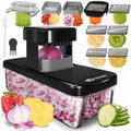 KEOUKE 8-in-1 Vegetable Chopper Mandoline Slicer