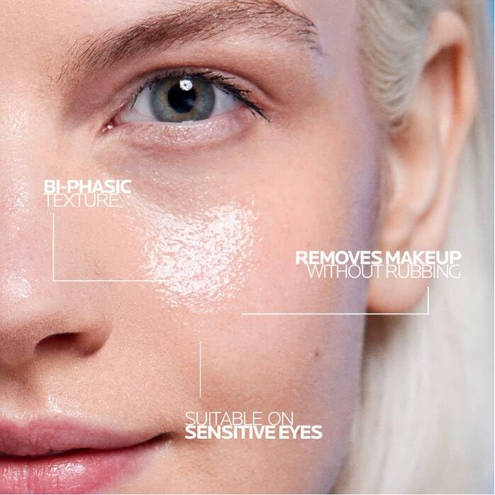 La Roche-Posay Respectissime Eye Makeup Remover for Sensitive Eyes - 4.23 fl oz, Fragrance-Free, Waterproof Makeup Removal