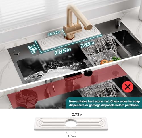Eormoe Kitchen Sink Faucet Mat