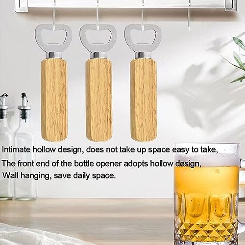 Wood Wine Bottle Opener, Beer Bottle Openers, Soft Drinks Bottle Opener
