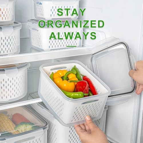 5 PCS Large Fruit storage Containers
