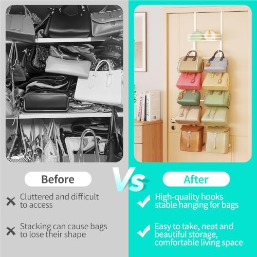 HapiRm Over the Door Purse Organizer