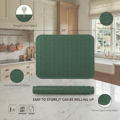 MicoYang Silicone Dish Drying Mat