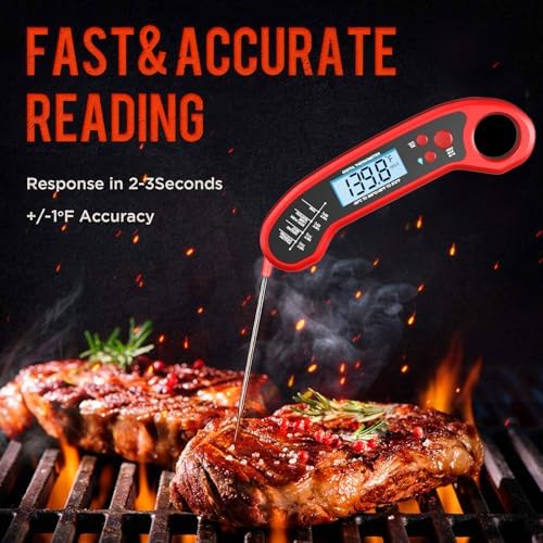 Meat Thermometer Digital, Instant Read Meat Thermometer