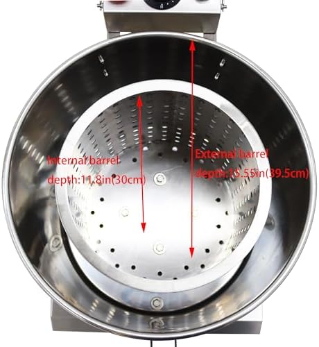 Conmercial Salad Spinner Stainless Steel Vegetable Drainer Dehydrator
