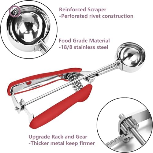 #100 Mini Cookie Scoop, 2Tsp/10ml/ 0.34oz Tbsp Cookie Dough Scoop
