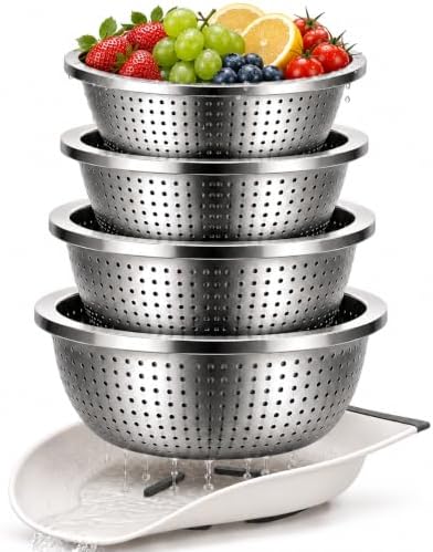 Stainless Steel Colander Set