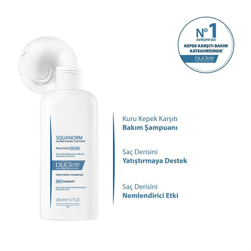 Ducray Squanorm Dry Dandruff Shampoo - 200ml