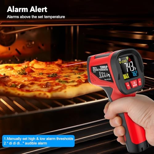 Infrared Thermometer Gun, 1472°F Digital Laser Temperature Gun
