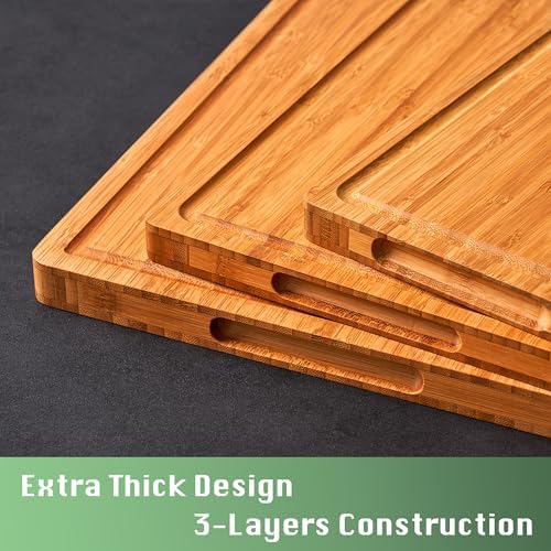 Allsum XL Cutting Board for Kitchen, 20x15" Extra Large, Cheese Board, Durable